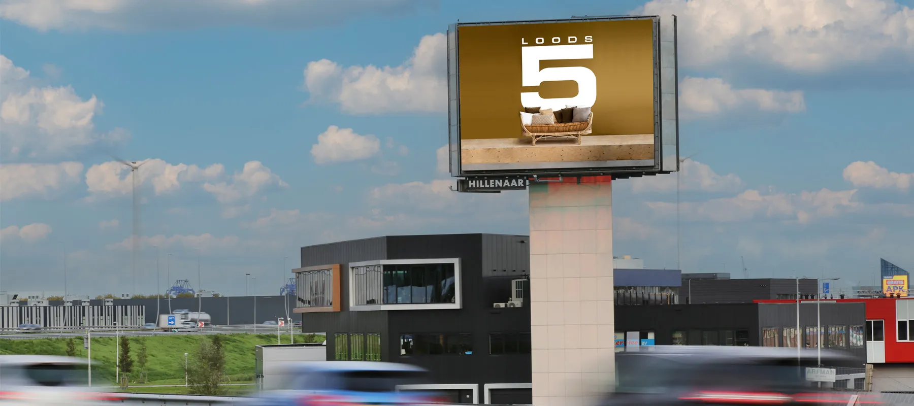 Mega digitaal billboard